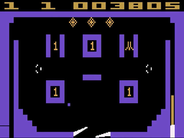 Arcade Pinball screenshot 3 for Atari 2600